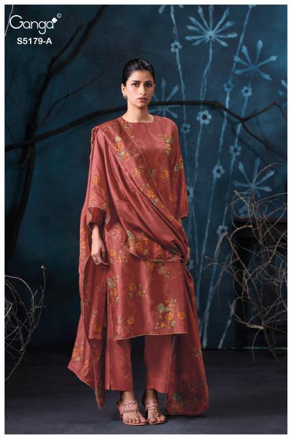 Ganga beryssa 5179 dress material wholesale price